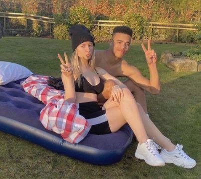 Andrew Greenwood son Mason Greenwood with his ex-girlfriend.